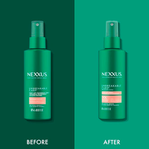 Nexxus Root Lift Thickening Spray Unbreakable Care with ProteinFusion Blend of Biotin, Keratin & Collagen Amino Acids, 6 oz