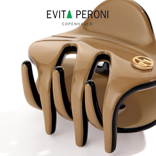 EVITA PERONI Hair Clip, Classic Small Claw Clip, Colorful Mini Hair Clips Acetate version