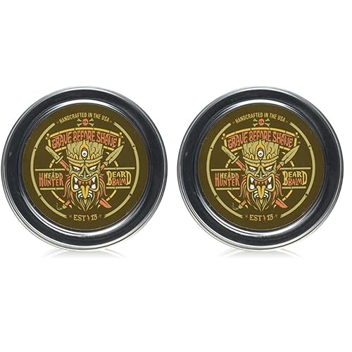 Grave Before Shave¢â Head Hunter Beard Balm (Tropical summer aroma) (4 oz.) (Pack of 2)