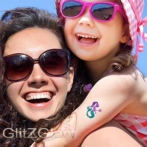 Under the Sea Glitter Tattoo Kit - Temporary Tattoos & Body Art Multicolor