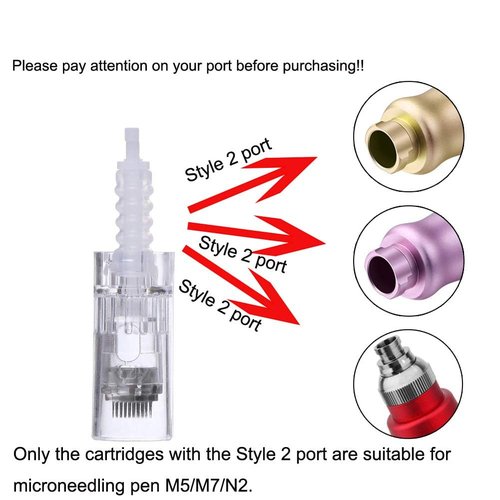 PIPM Microneedling Pen Needles For M5/M7/N2/A6/A1 (10pcs* 36 pin 0.25mm) J170-36