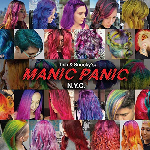 MANIC PANIC Silver Stiletto Temporary Amplified Hair Color Spray - 3.4oz - Icy Silver Shade with Lavender Tint - Vegan, Washes Out Easily, For All Hair Colors, Kids & Adults