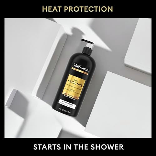 TRESemm? Rich Moisture Moisturizing Conditioner with Pump for Dry Hair Formulated With Pro Style Technology 39 Fl Oz