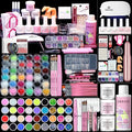 SAVILAND Acrylic Nail Kit ? Nails Kit Acrylic Set with Nail Drill Brushes Gel Polish Clear Nails Tips Nail Art Tools Nail Stuff for Starters DIY Christmas Gift
