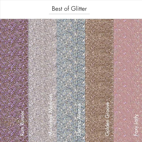 Dashing Diva Gloss Nail Strips 5-in-1 Kit - Best of Sparkles - UV Free, Chip Resistant, Long Lasting Gel Nail Stickers - Contains 110 Wraps, 5 prep Pads, 2 Files