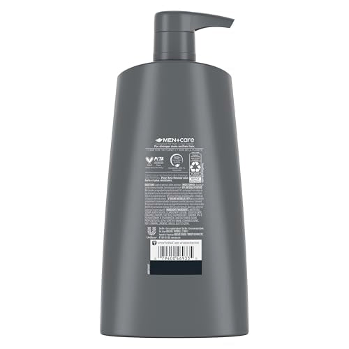 100% recycled & recyclable plastic bottle. Cruelty-free shampoo. Globally, Dove does not test on animals.