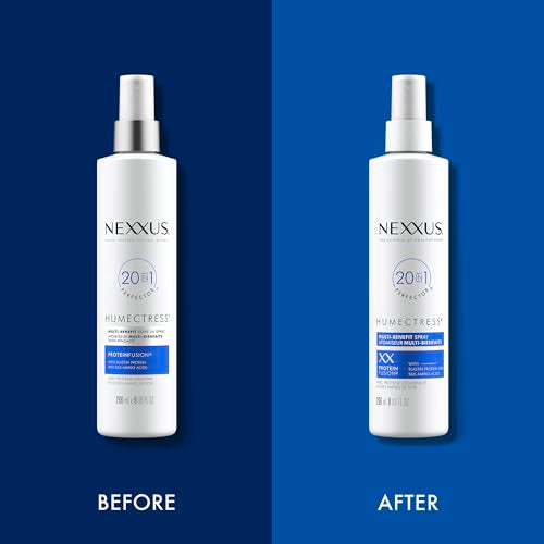 Nexxus Humectress Leave-In Conditioner Spray 20-in-1 Perfector for Dry Hair With Biotin & Hyaluronic Acid 9oz,(Pack of 2)