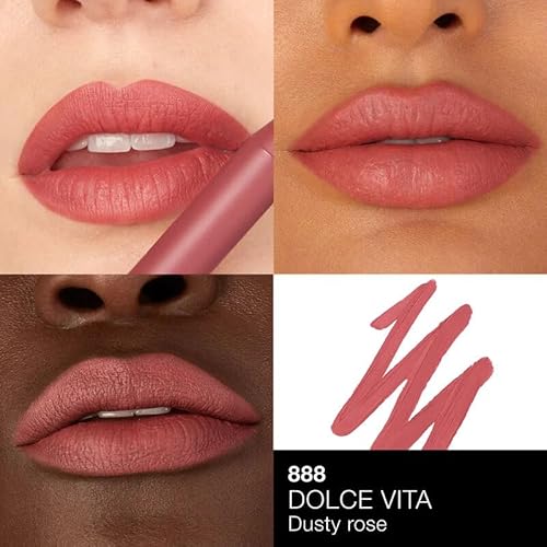 NARS Mini Powermatte Lip Pencil Duo Set, Dolce Vita and Take Me Home, 2 Piece