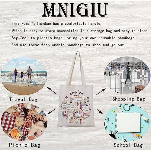 London Tote Bag - Travel Gift for Moving to London