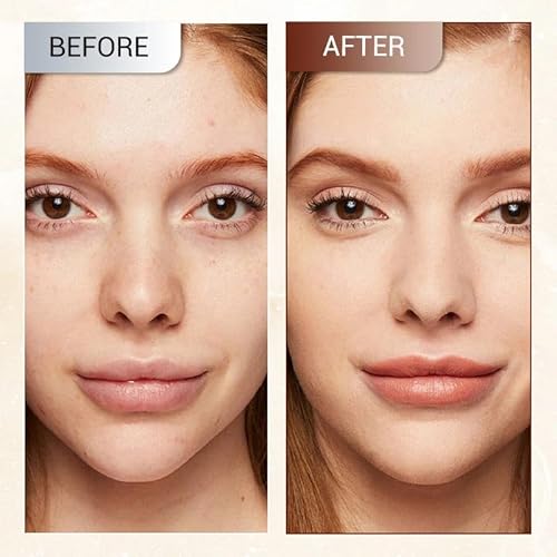 Flawless & Long-Lasting Dual-Ended Foundation Stick, 2-In-1 Contouring Foundation Full Coverage Cream Built-In Sunscreen, Lightweight Brighten Stick for Flawless Finish All Skin Types (#02)