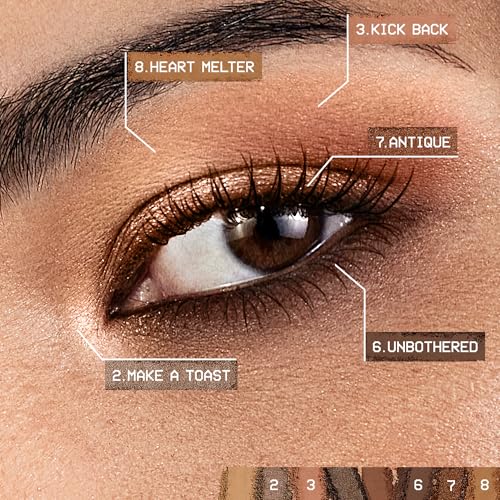 Smashbox Always On Mood Board Eye Shadow Palette | Long-Wearing Eye Shadow Palette For Every Mood | High Pigment + Shimmer Shades, 0.24 Ounce