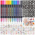Glitter Tattoos for kids, Temporary Glitter Tattoo Markers for Skin, Glitter tattoo kit, Temporary Tattoos, face glitter, party bag fillers, girls birthday present, face glitter festival, face paint