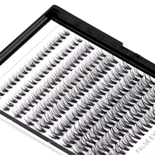 ¡æVAYATOR False Eyelashes 20D 200pcs D Curl 8-20mm Mixed Mink Eyelashes Extension Natural Faux Eyelashes Individual Lashes Makeup Tools(14-16-18-20mm Mixed)
