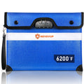 Fireproof Document Bag with Lock 6200°F Heat Insulation 14.2x11 Inches