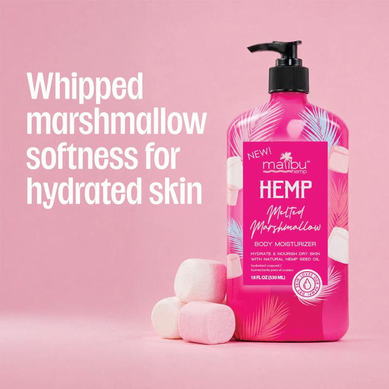 Hemp Moisturizer with Marshmallow Scent - Hydrating Body Lotion 18oz