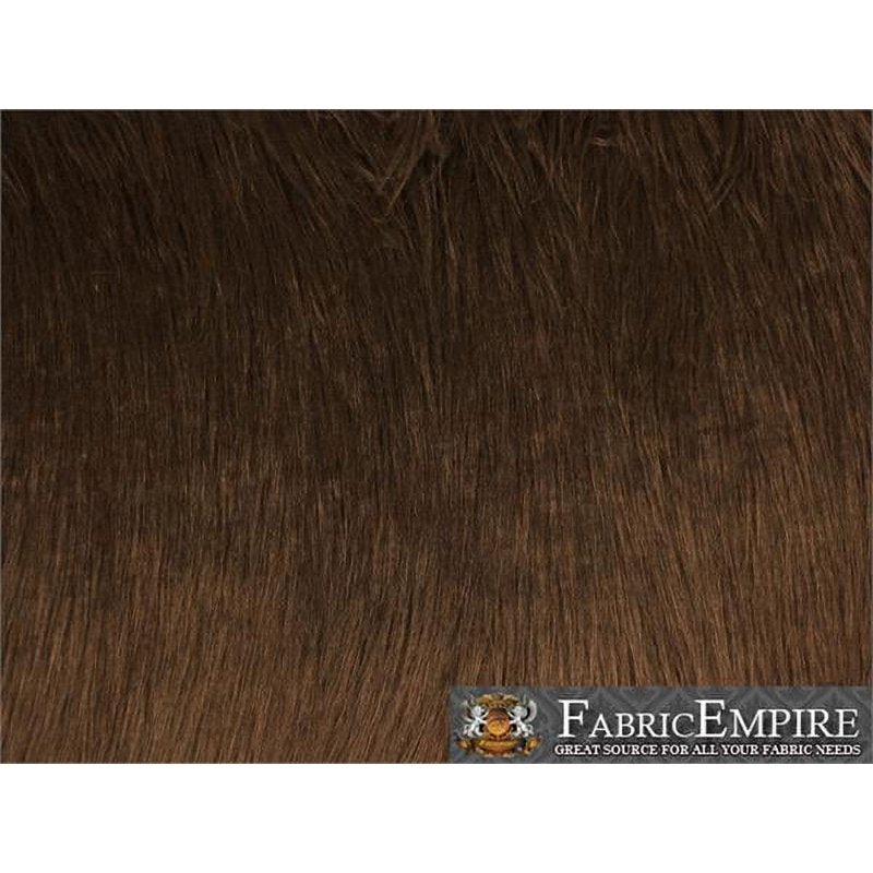 Faux Fur Fabric Long Pile Gorilla Fur - Brown, Grey, Lime & More, 60" Wide - Sold by the Yard