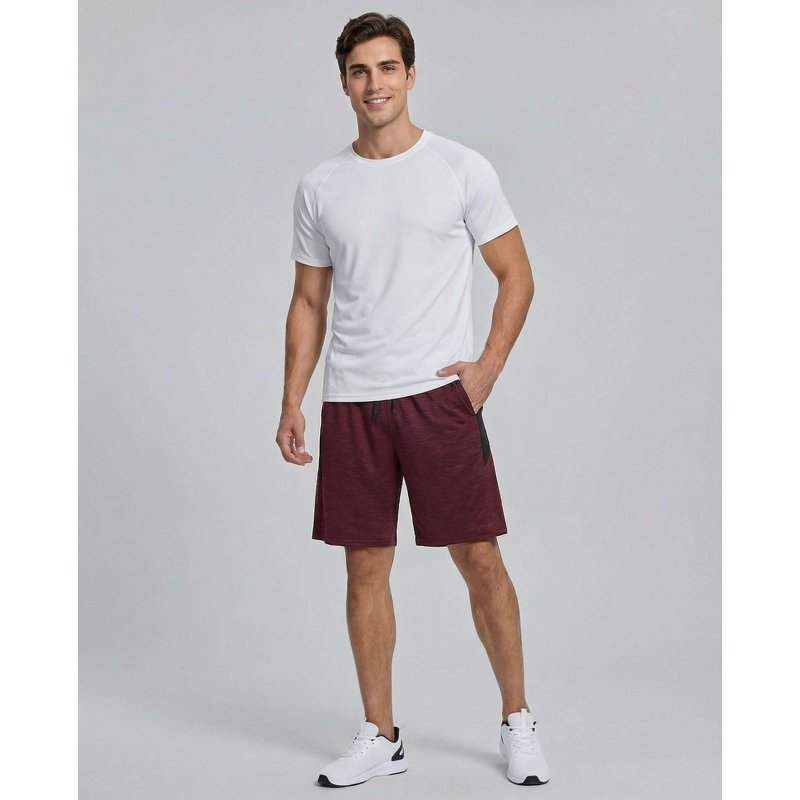 Men's 5 Pack Dry Fit Basketball Shorts - Athletic Workout & Gym Wear