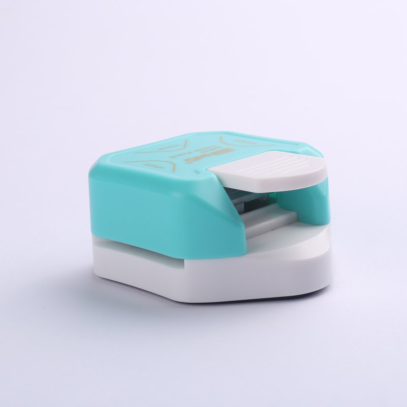 3-in-1 Corner Rounder Punch for Card Photo Paper Laminating Pouches Blue