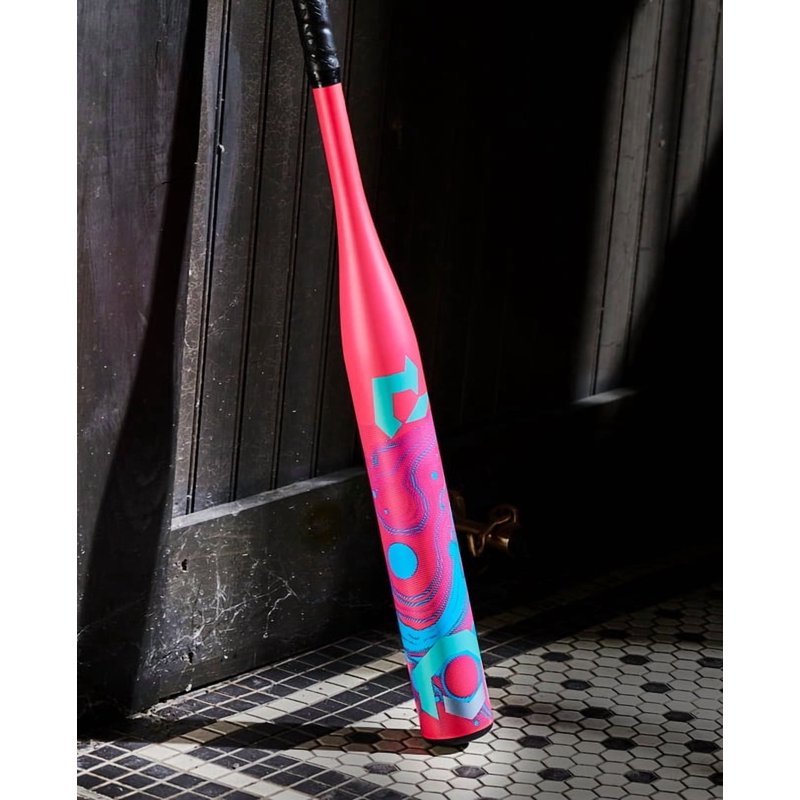 DeMarini 2025 Uprising (-12) Fastpitch Softball Bat Pink Blue - Multiple Sizes