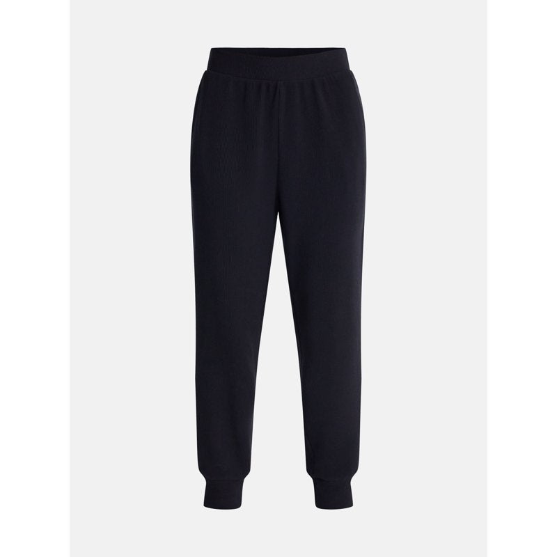 Women's Ottoman Ribbed Joggers - Comfortable Stretchy Pants for Active or Relaxed Wear