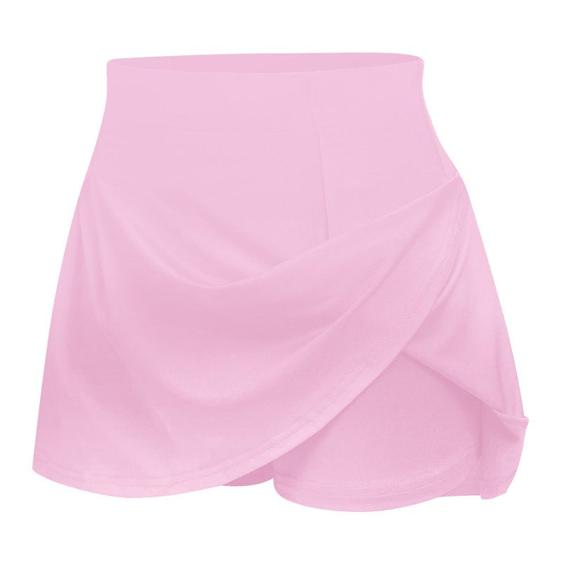 Women's Pleated Tennis Skirt with Ruffle and Pockets - Athletic Skort for Workout, Golf, and Tennis