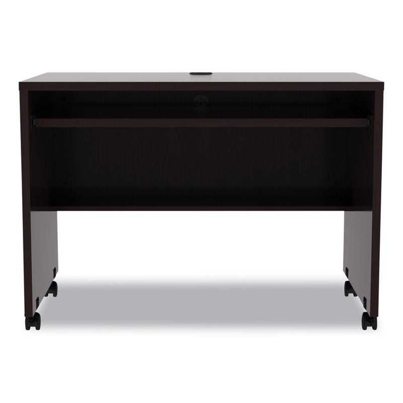 Woodgrain Laminate 6-Compartment Under Counter File Organizer - Espresso
