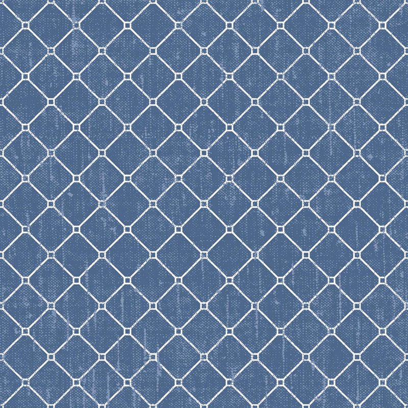 Precut Cotton Fabric 2 Yards Geo Mesh Pattern for Home Decor & Sewing