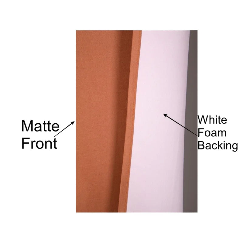 Blackout Window Curtain Panel - Light Block & Privacy Microfiber Drapes, 37x84 Inches