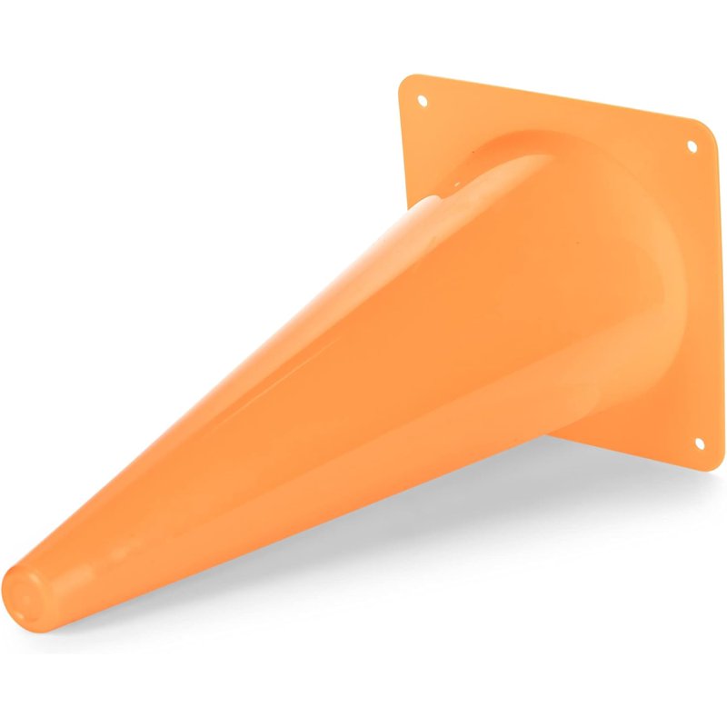 High Visibility Plastic Cone for Sports & Social Distancing - 18 Inch