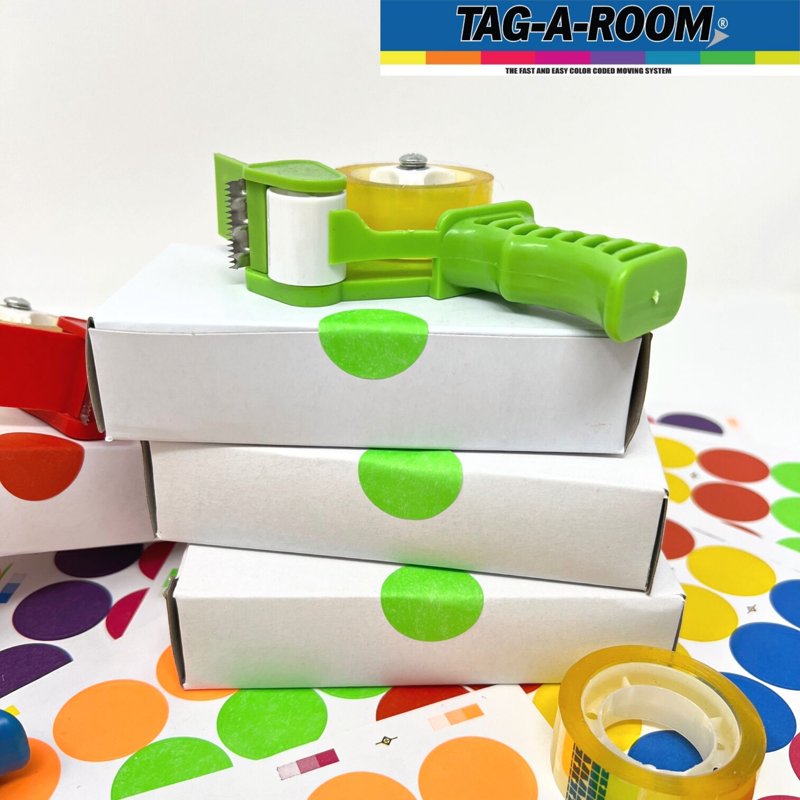 Color Coded 1-Inch Dot Label Stickers - 567 Count for Organization