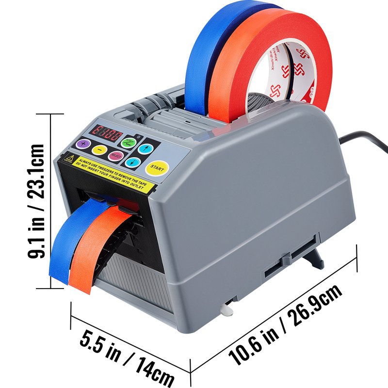 Electric Tape Dispenser Automatic Packaging Machine Fiberglass 110V