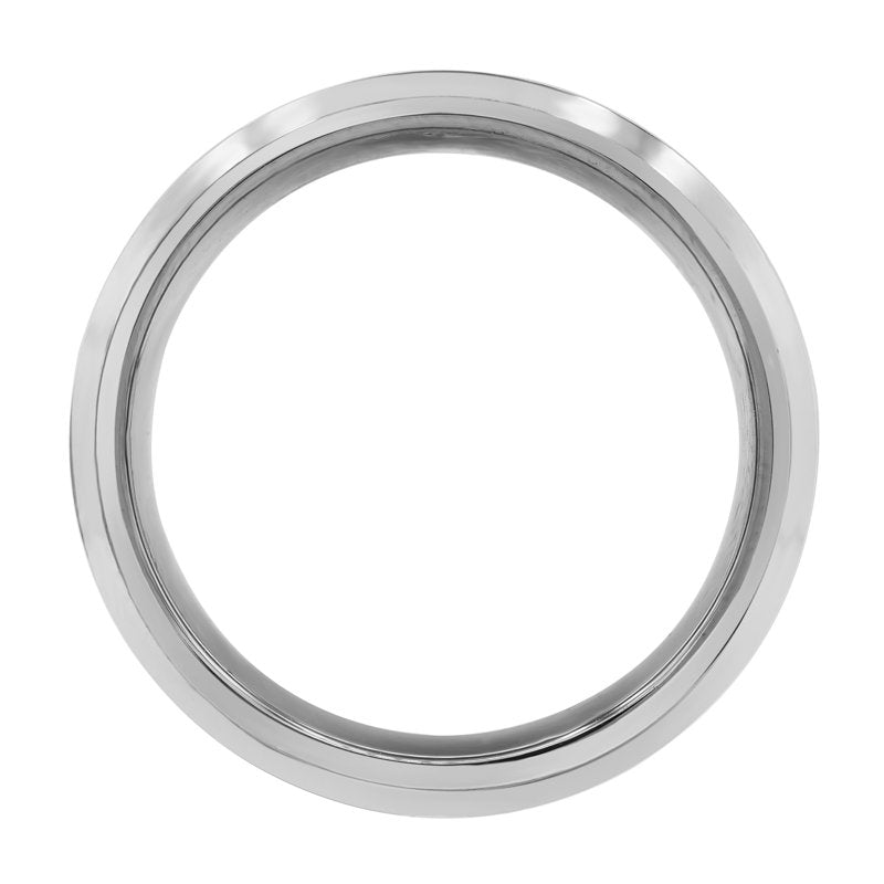 Men's Lab Grown Diamond Engagement Band Ring in Tungsten 1/4 Ct