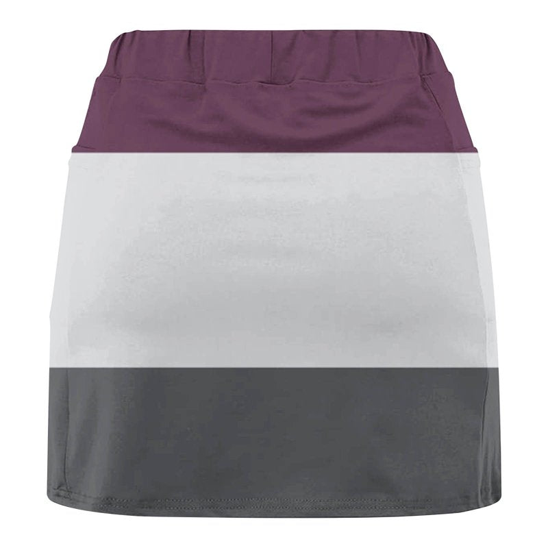 Plus Size Women's Tummy Control High Waisted Skort with Shorts for Tennis Golf Activewear