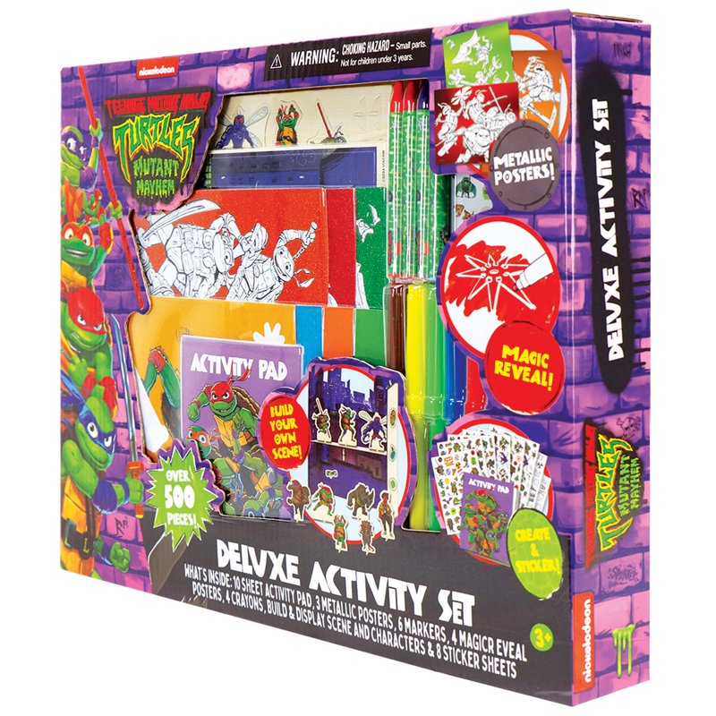 Teenage Mutant Ninja Turtles Craft Kit with Scene Building & Metal Posters