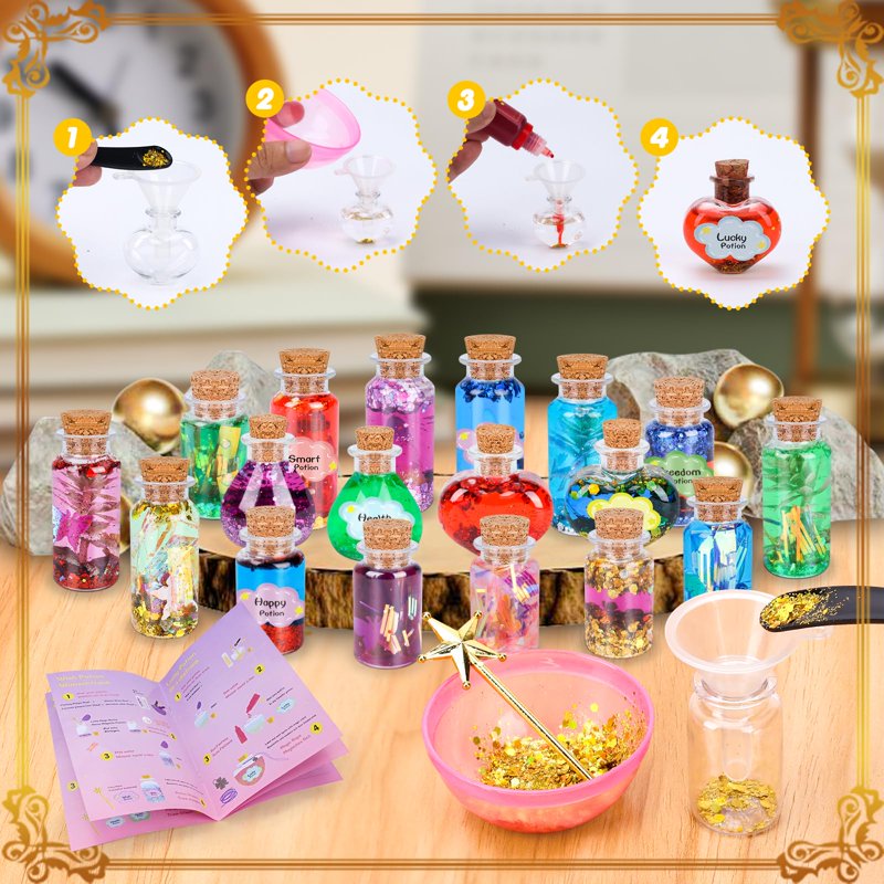 Magic Potion Making Kit for Girls Ages 6-12 - Creative Arts & Crafts Set