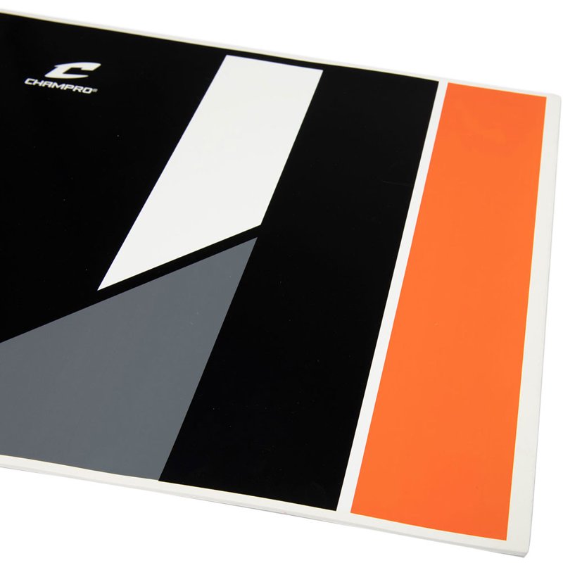 Extended Training Home Plate with Colored Strike Zone for Baseball Practice