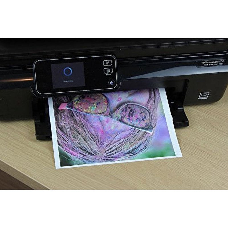 Premium Inkjet Iron-On Transfer Paper for Dark Fabrics - 8.5x11 Inches, Multi-Pack
