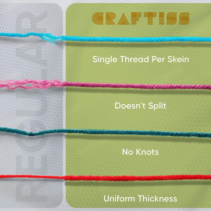 Crochet Kit for Beginners with 16 Yarn Colors, 158 Pieces & Tools - Learn to Crochet Set