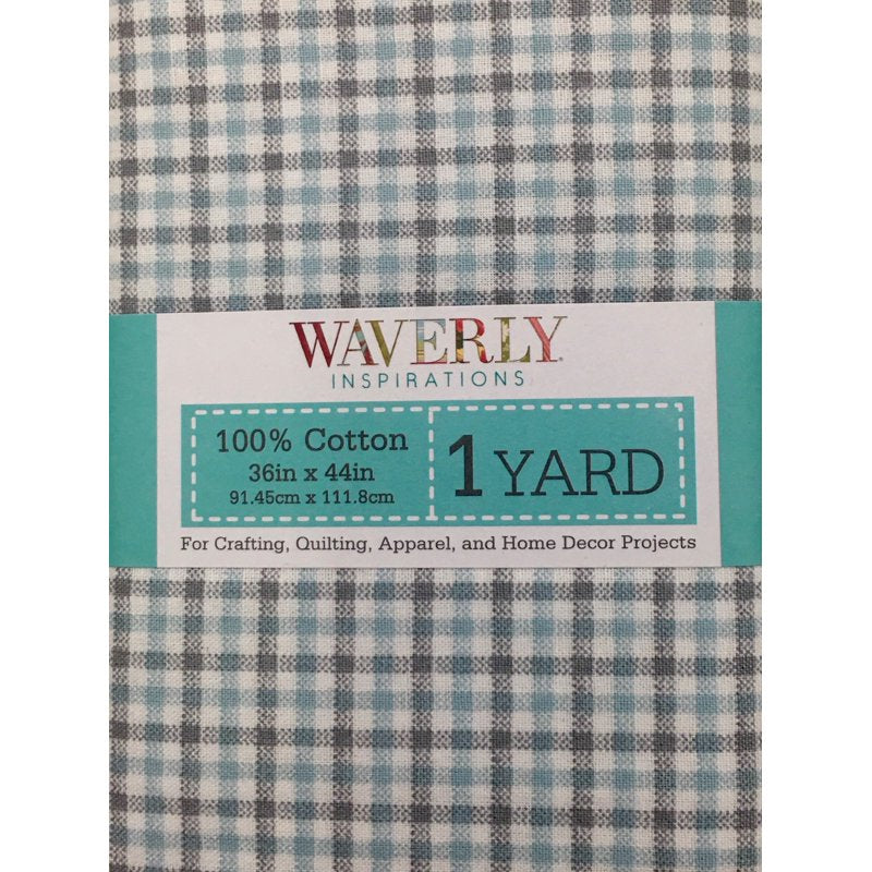 Cotton Plaid Fabric for Quilting & Sewing - 2 Pack, 44 Inch Wide