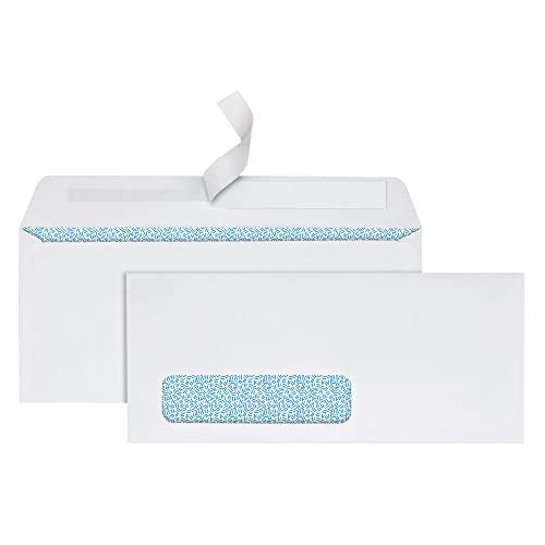 Security Window Envelopes #10 Pack of 250 White Privacy Seals Office Depot