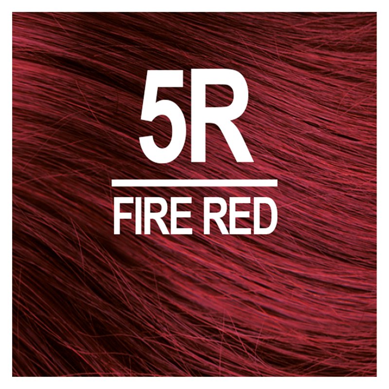 Natural Hair Color Kit 5R Fire Red Permanent Hair Dye - 2 Pack