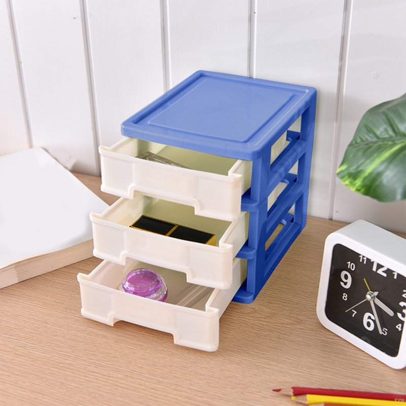 Desktop Plastic Storage Drawers Organizer for Kitchen, Office & Desk