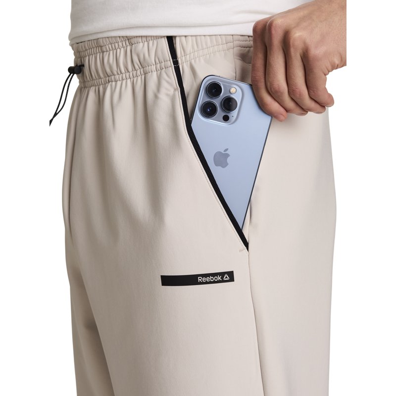 Reebok Men's and Big Men's Commuter Hybrid Jogger Pants - Athletic Fit, Breathable, Durable