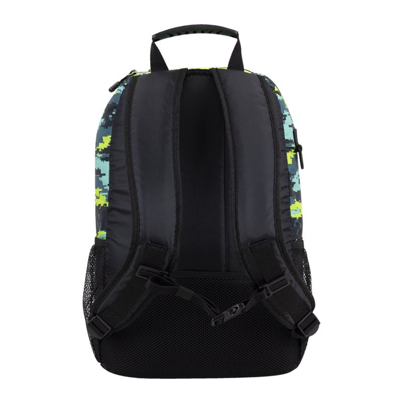 Unisex Dual Strap Skater Backpack with Laptop Compartment - Seafoam Camouflage