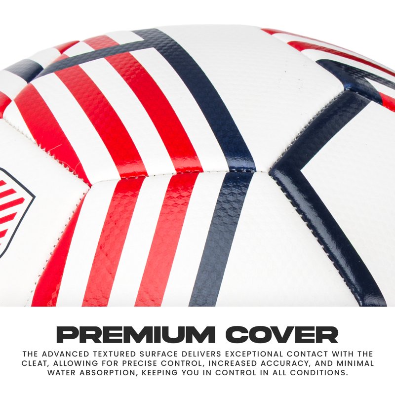 Soccer Ball Size 5 - Official US Soccer Federation White