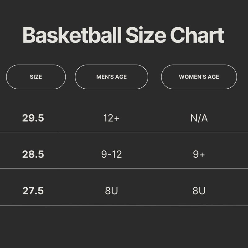 Indoor/Outdoor Composite Basketball - Size 6 28.5 Inch for All Levels