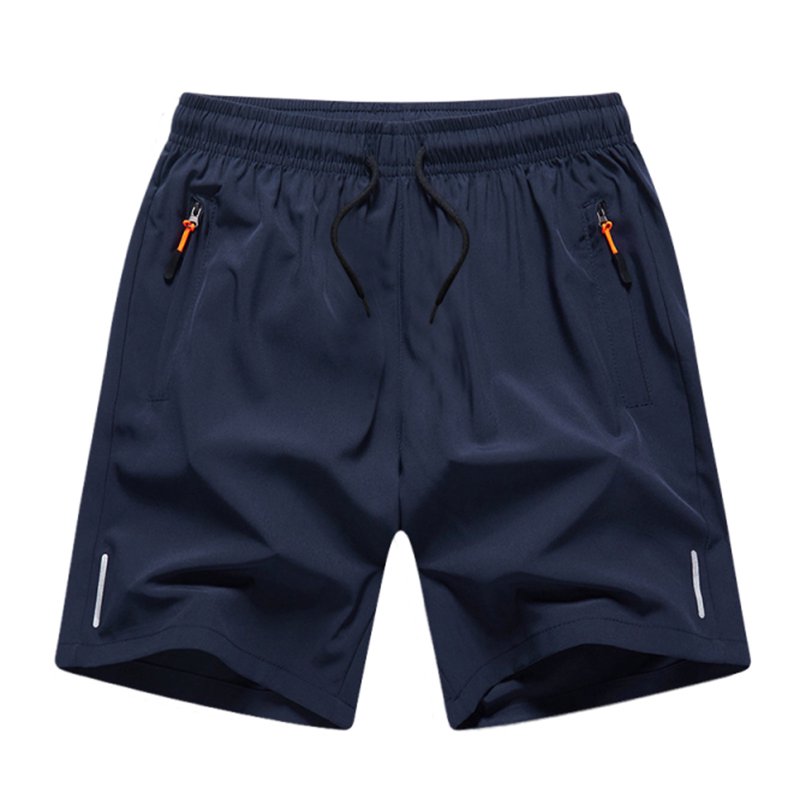 Boys Lightweight Quick-Dry Hiking Shorts 5-Piece Pack Elastic Waist Pockets Z4-Black MKOSPLRT