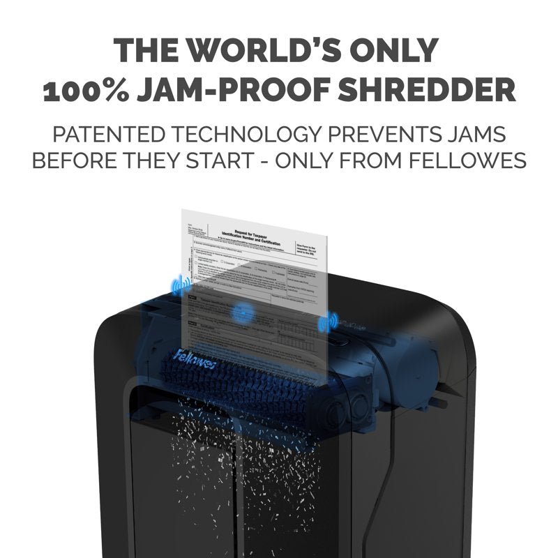 Micro-Cut Paper Shredder with Jam Proof & Safety Features - 12 Sheets