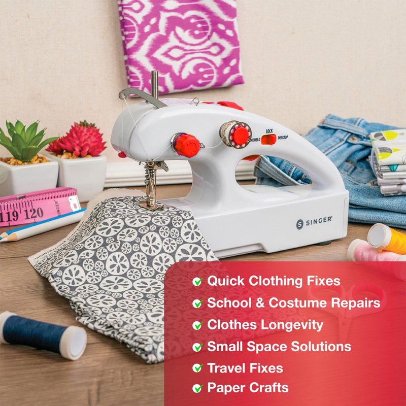 Cordless Handheld Sewing Machine for Repairs - Portable Mending Tool