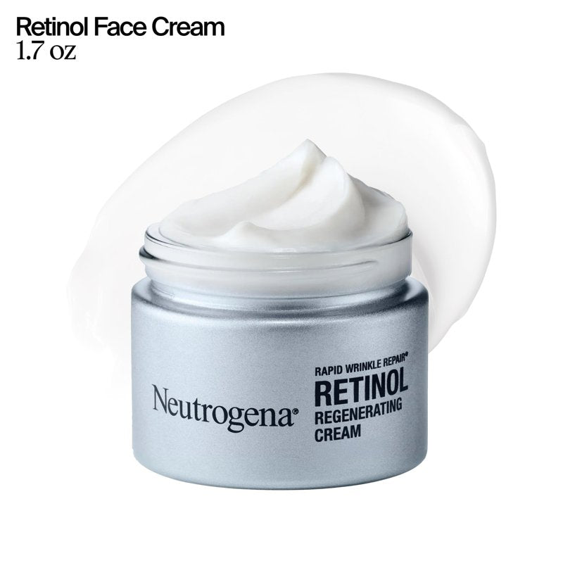 Retinol Face Moisturizer with Hyaluronic Acid - Anti-Aging Cream 1.7 oz